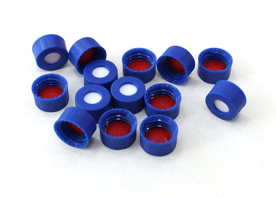 ضغط Quick Fit Bonded ABS 9mm أغطية لولبية زرقاء من Septa